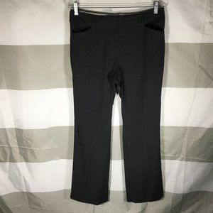 Dark Gray Dress Pants Slacks Ann Taylor Loft Sz 6